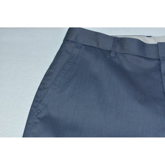 Bonobos Friday Weekday Men's Pants Size 36x32 Blue Chino Pinstripe Athletic Fit - Picture 4 of 16